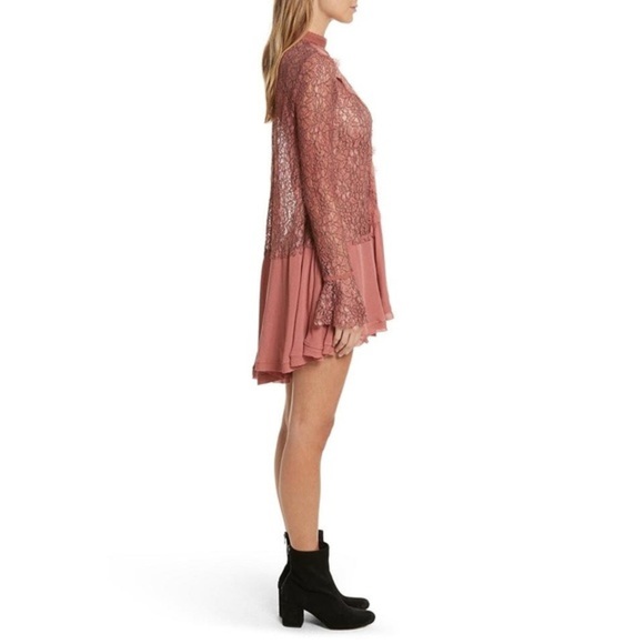 Free People Tell Tale Lace Tunic Dress - Picture 11 of 12